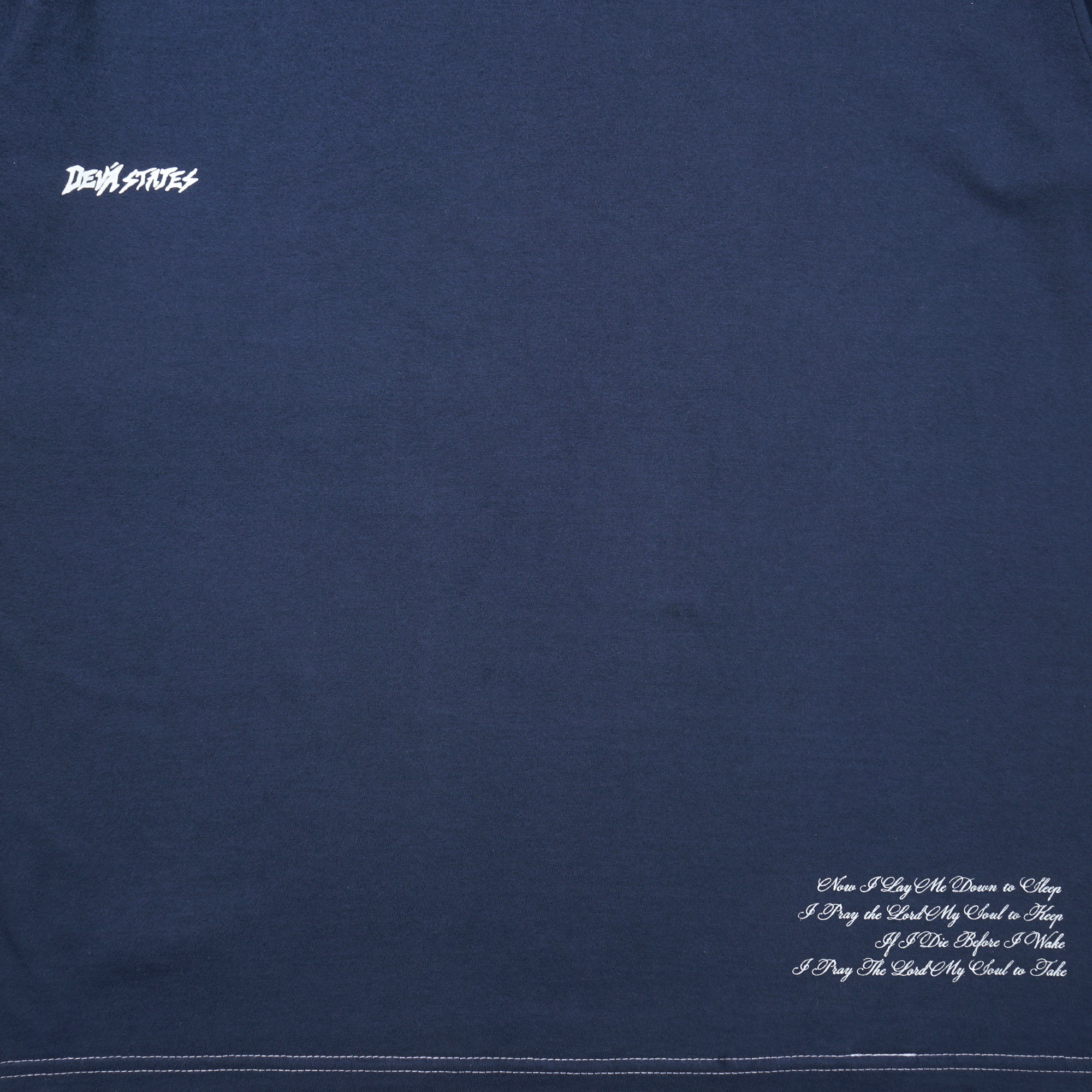 PRAYER T-Shirt [Overdyed Indigo Blue]