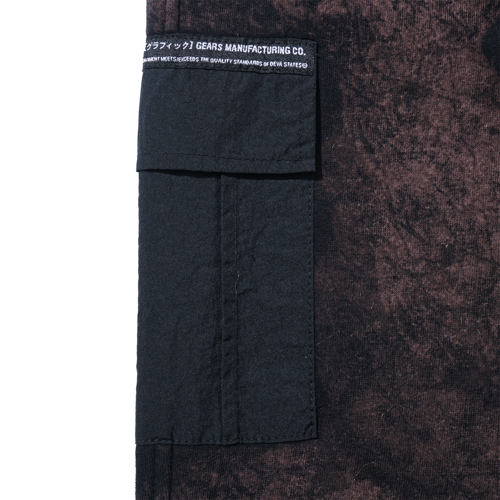 FUSE Fleece Cargo Pants [Bleached Black]