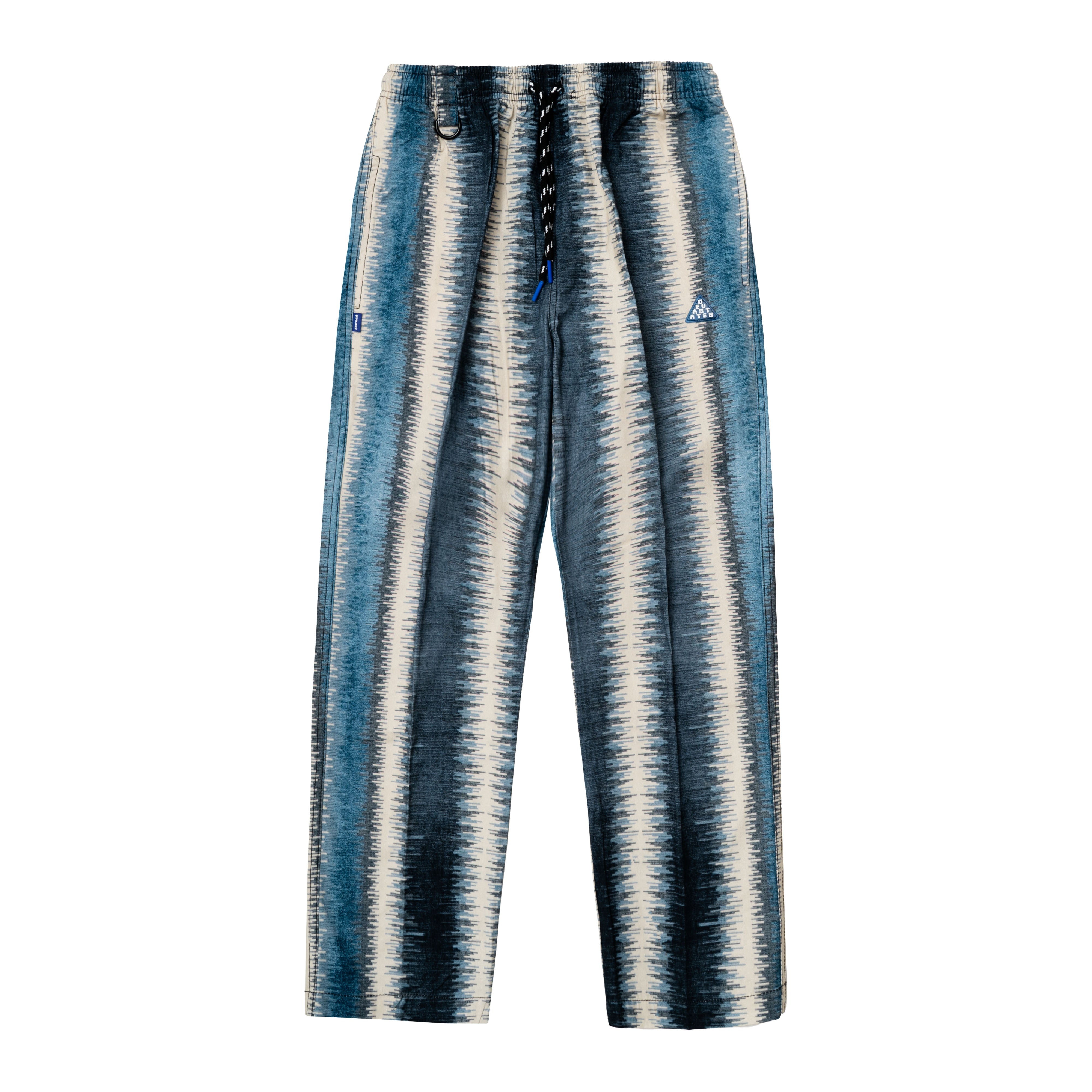 IKAT Printed Easy Pants [Blue]