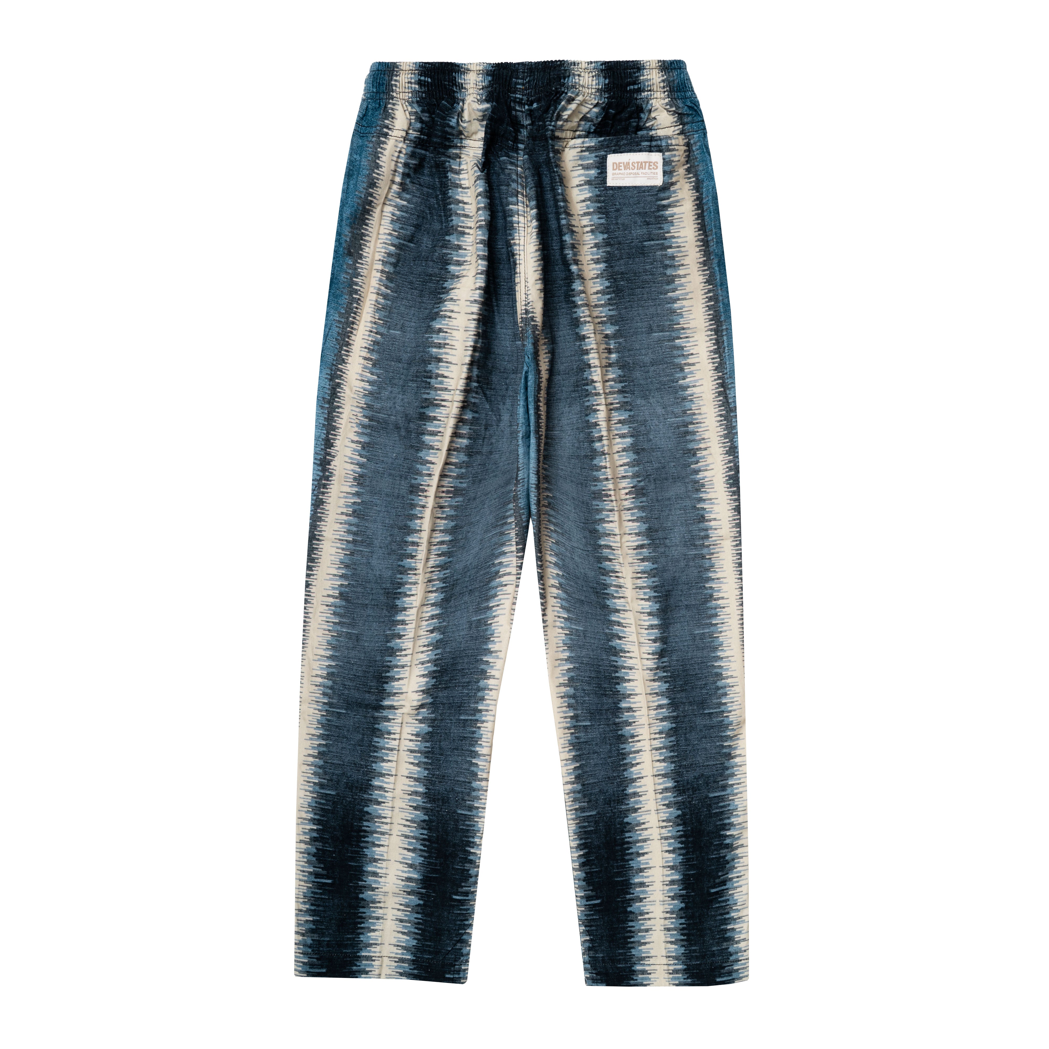 IKAT Printed Easy Pants [Blue]