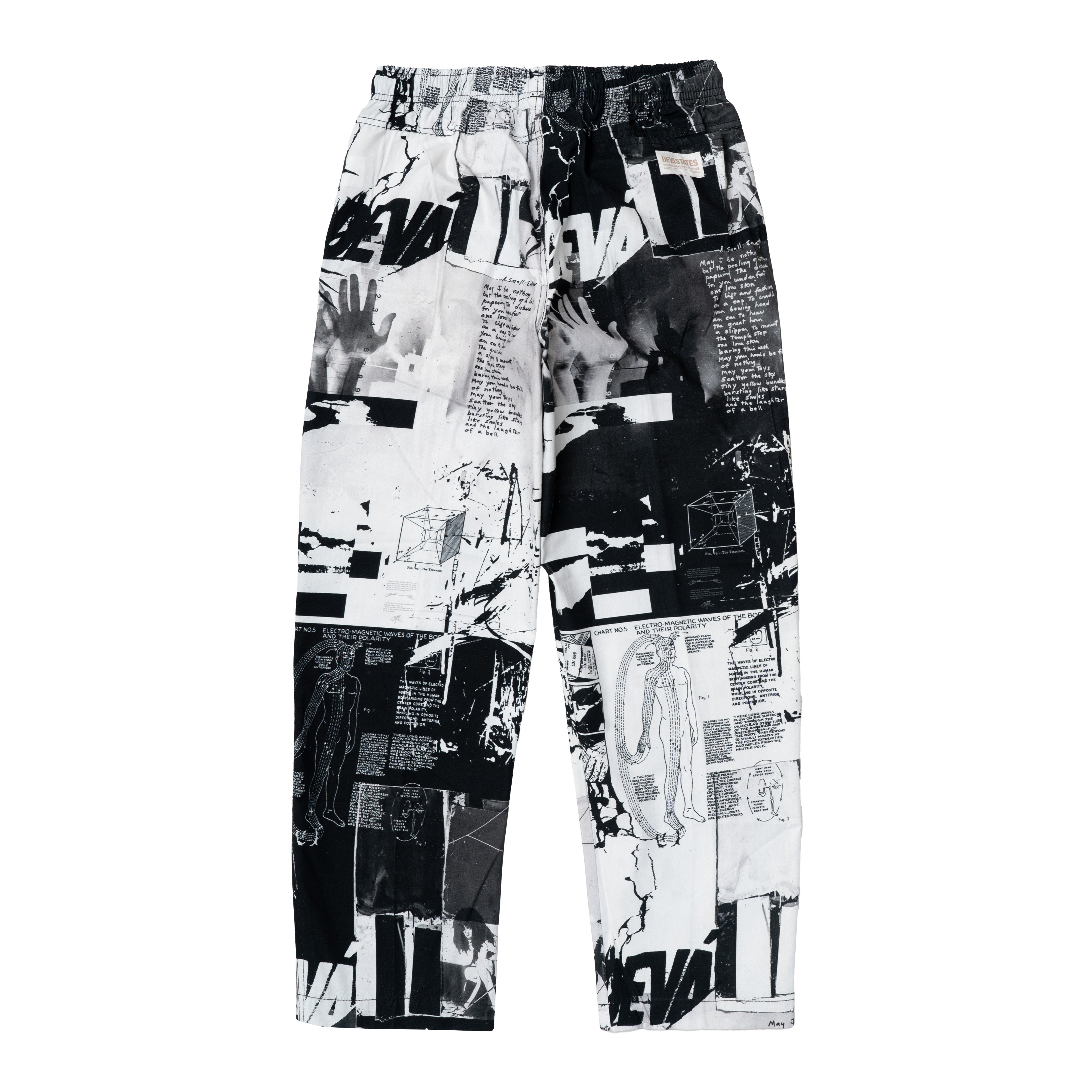 MOSAIC Printed Easy Pants [Black]