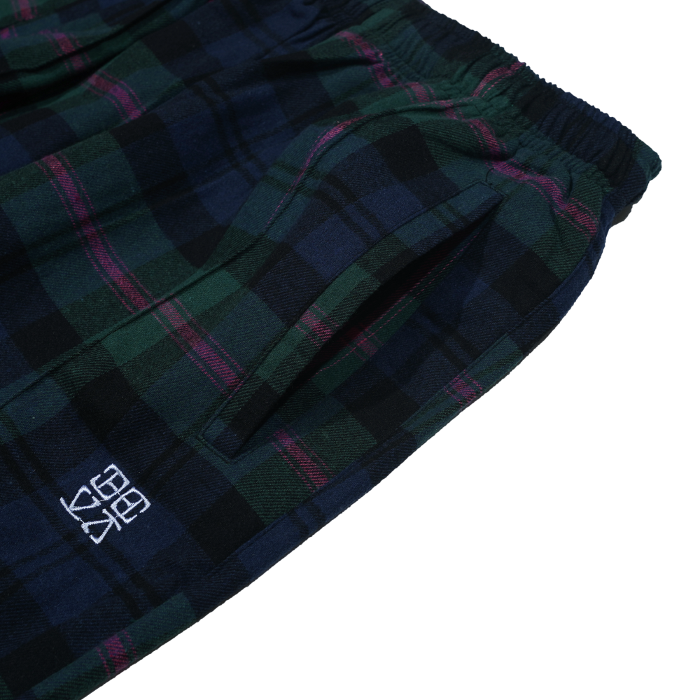 MALCOLM Easy Pants [Green/Tartan]