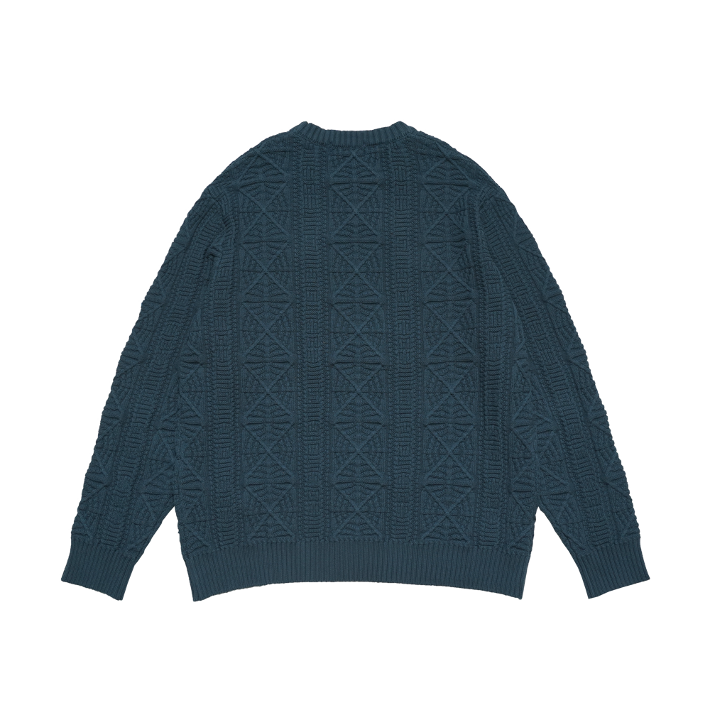 COBWEB Knitted Sweater [Blue]