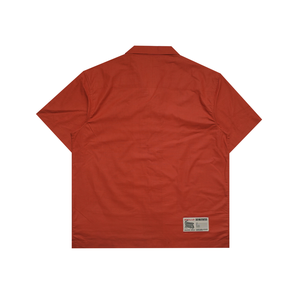 RELIC S/S Embroidered Shirt [Terracotta/Red]