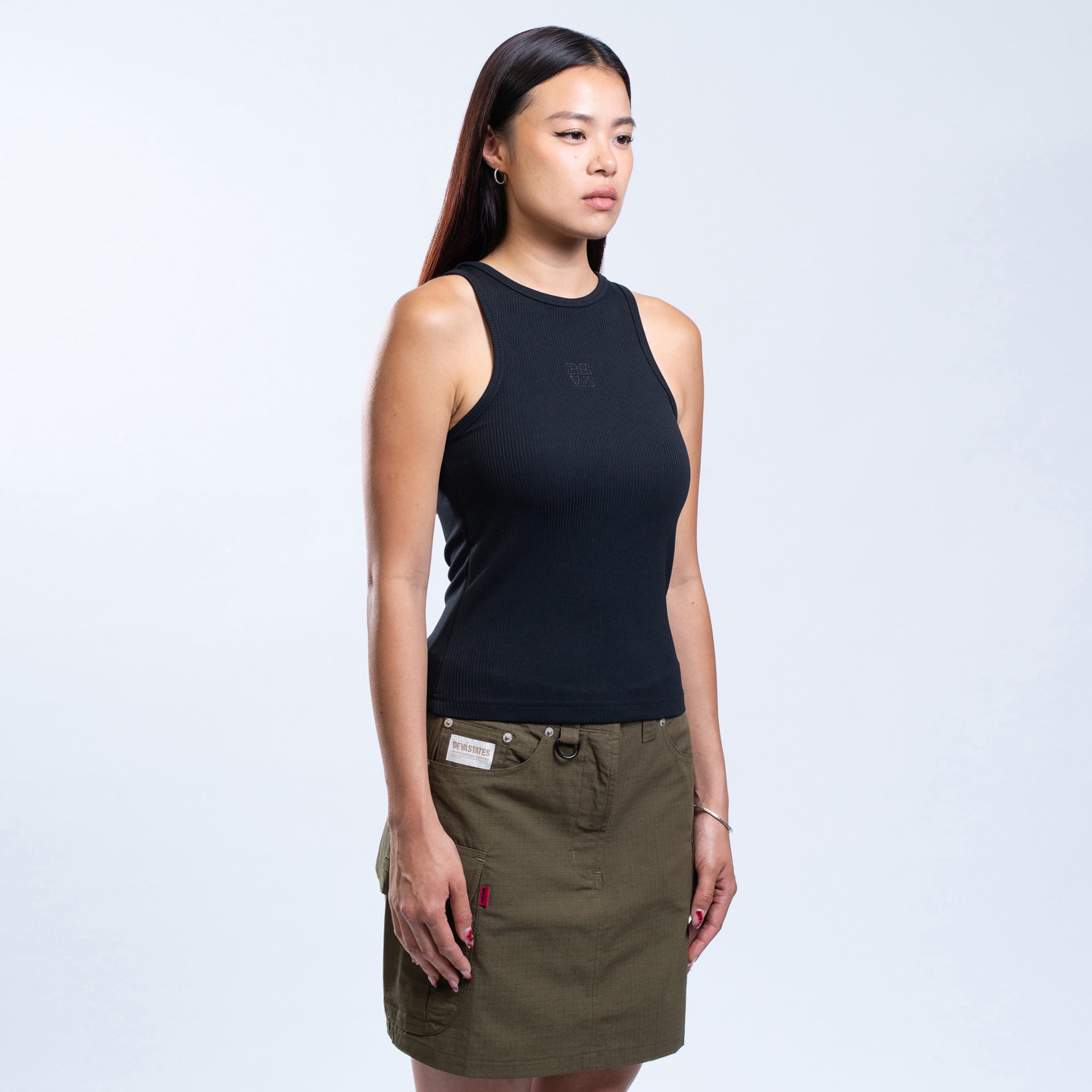 DUTY Cargo Short Skirt [Olive Green]