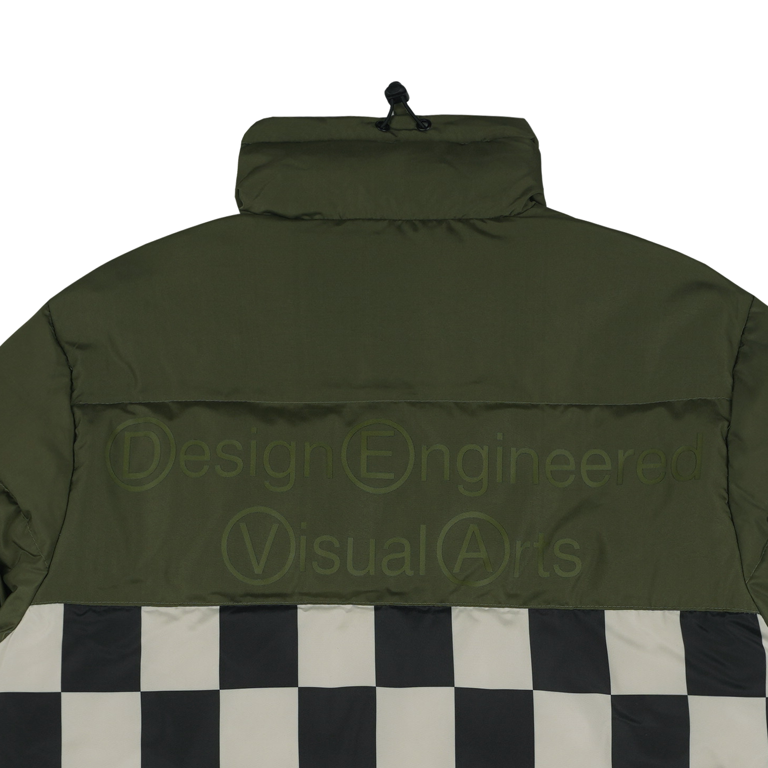 CHECKERS Puffer Jacket [Olive]